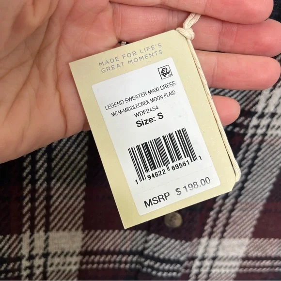 Faherty Legend Sweater Maxi Dress S - Picture 5 of 10